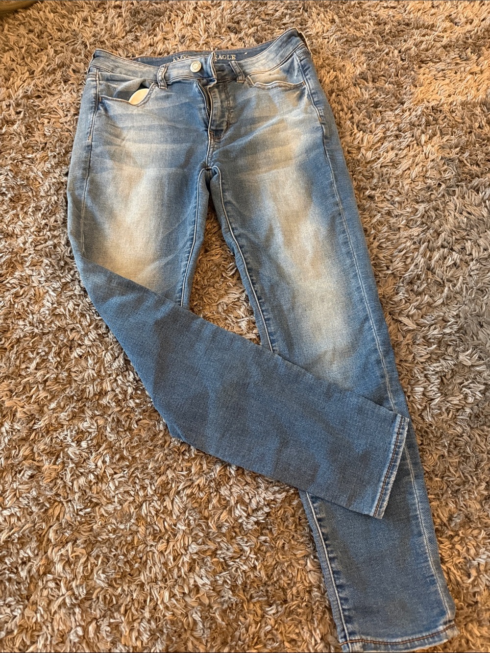 Women's Light Blue Slim Fit Jeans